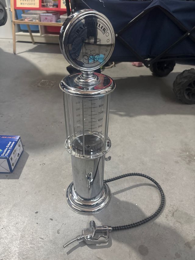 Dispensador Bebidas Retro Cromado