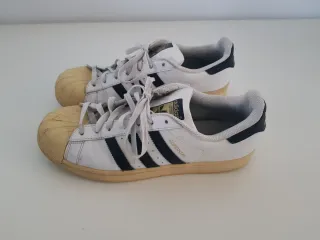 Zapatillas Adidas Superstar Blancas Negras