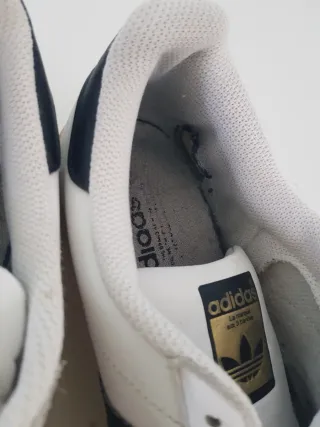 Zapatillas Adidas Superstar Blancas Negras