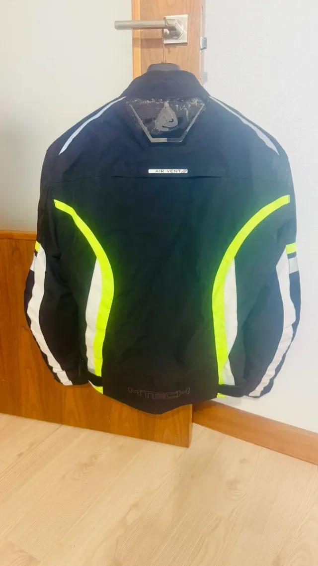 Chaqueta Moto Mtech Protección Negra
