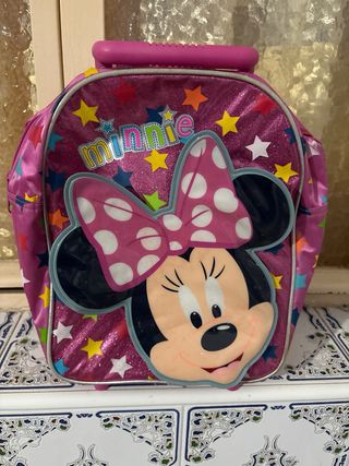 Mochila infantil Minnie con ruedas
