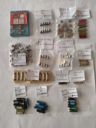 Fusibles de aparatos electrónicos,y de coches anti