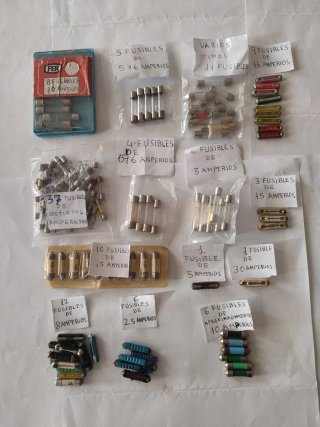 Fusibles de aparatos electrónicos,y de coches anti
