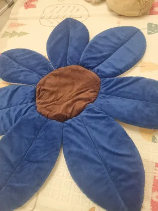 Materassino Fiore Blu Bagnetto Neonato