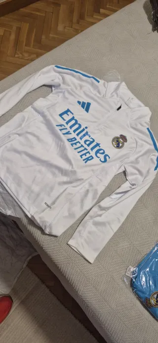 Chándal Real Madrid niño Adidas blanco talla 10