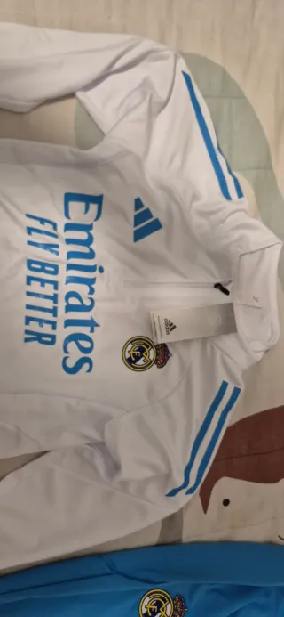 Chándal Real Madrid niño Adidas blanco talla 10