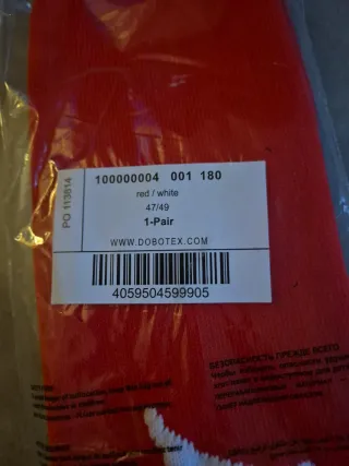 Calcetines Altos Puma Rojos y Blancos.Hombre