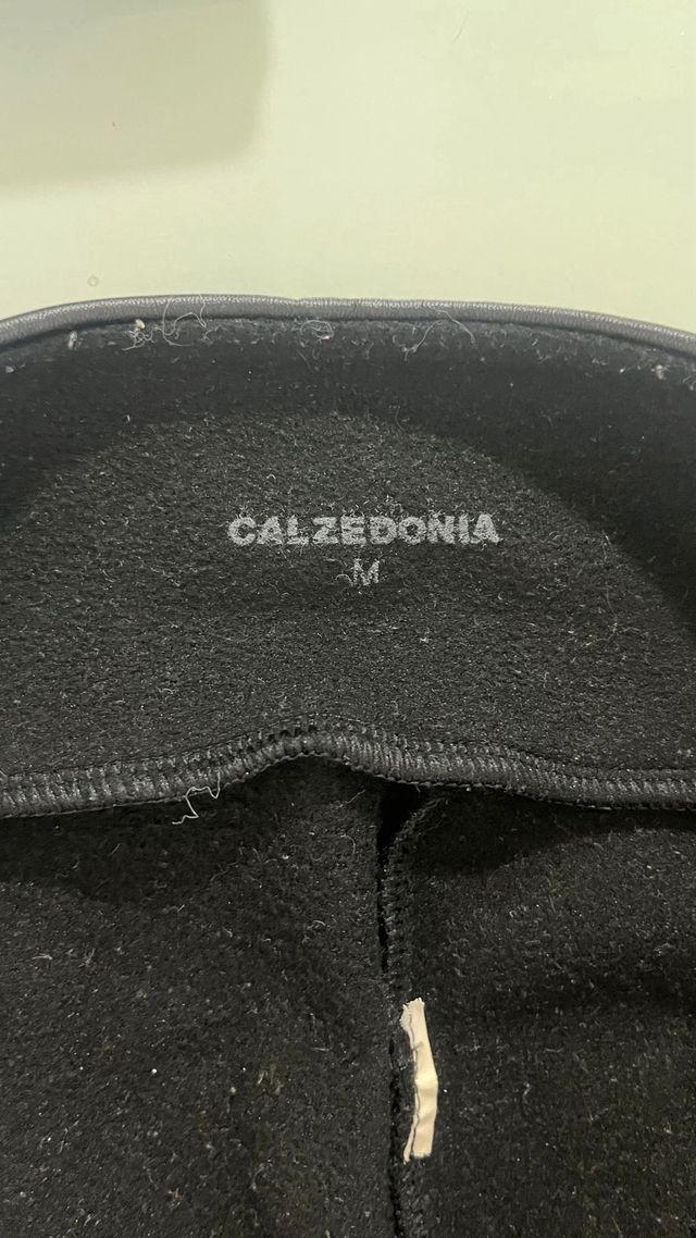 Leggings térmicos cuero Calzedonia negros