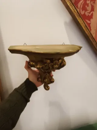 Repisa Estante Dorado