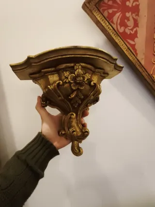 Repisa Estante Dorado