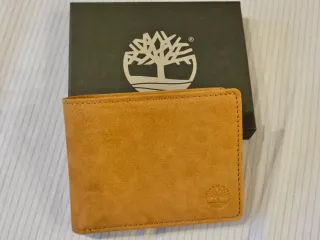 Cartera Timberland Beige de piel vuelta