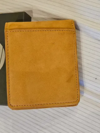 Cartera Timberland Beige de piel vuelta