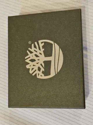 Cartera Timberland Beige de piel vuelta