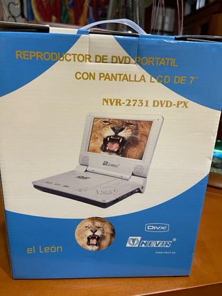 Reproductor DVD Portátil Nevir Pantalla LCD 7-