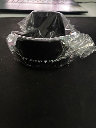 Funda, parasol y correa para cámara