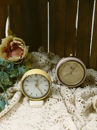 Coppia sveglie vintage anni '60