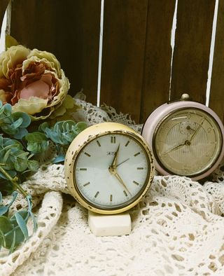 Coppia sveglie vintage anni '60