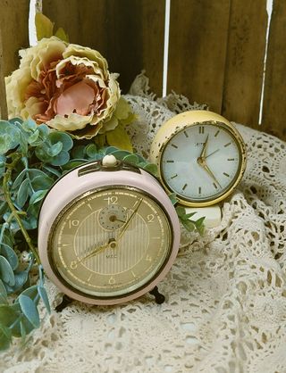 Coppia sveglie vintage anni '60