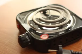 Estufa Eléctrica 500W Negra.