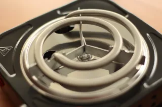 Estufa Eléctrica 500W Negra.