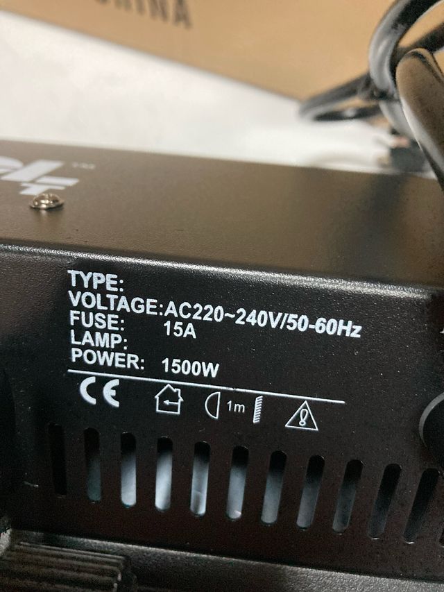 Estroboscópica Discoteca DJ 1500W flash