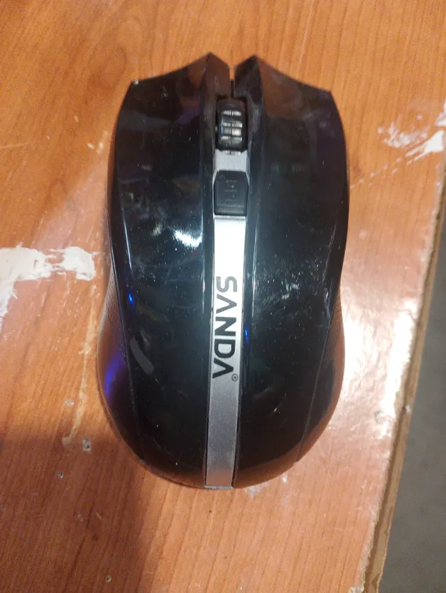 Mouse SANDA Nero e Argento