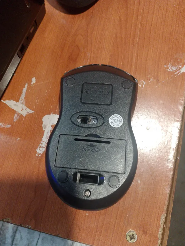 Mouse SANDA Nero e Argento