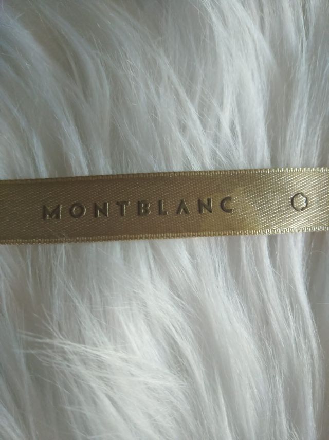 Cinta de seda para regalo MontBlanc