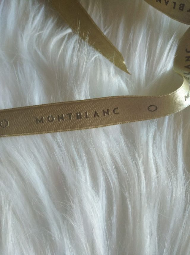 Cinta de seda para regalo MontBlanc