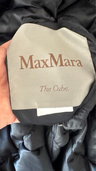 Max Mara The Cube Piumino Nero