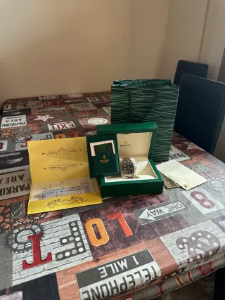 Rolex Submariner Plata