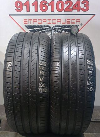 255 45 19 V PIRELLI RUEDA AL 90% VIDA UTIL