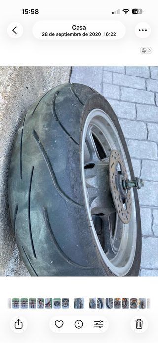 Rueda Trasera Kawasaki ER6-N