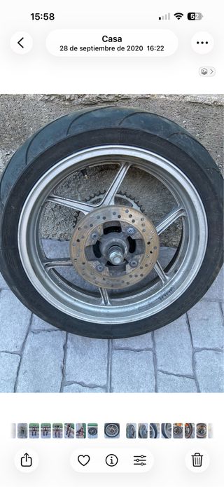 Rueda Trasera Kawasaki ER6-N