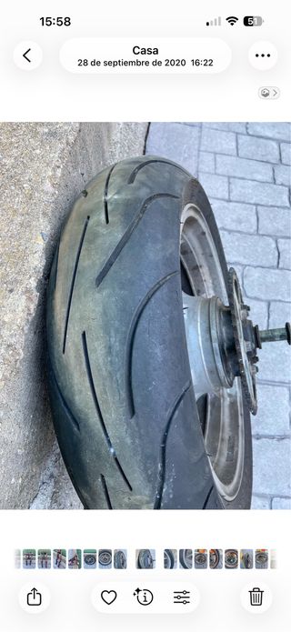 Rueda Trasera Kawasaki ER6-N