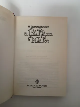 Lote dos novelas de Vicente Blasco Ibáñez