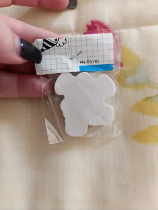 Goma de borrar antigua payaso