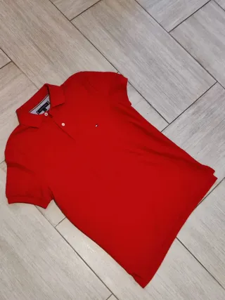 Polo Tommy Hilfiger Uomo Taglia S size S Rossa