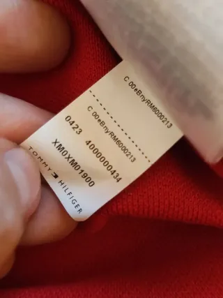 Polo Tommy Hilfiger Uomo Taglia S size S Rossa