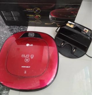 Aspirador LG Hombot Turbo Robot Rojo