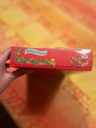 Set 3 strofinacci Natale ricamati