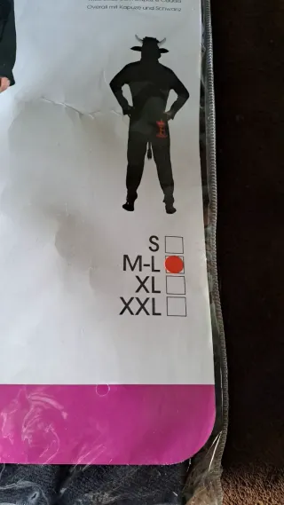 Disfraz Kimokawaii Toro Negro Talla M-L