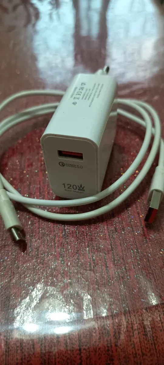 Caricabatteria 120W con cavo USB-C