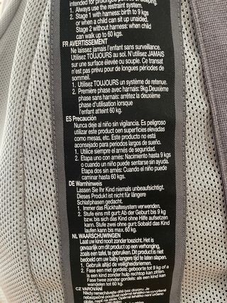 Hamaca Nuna LEAF grow gris