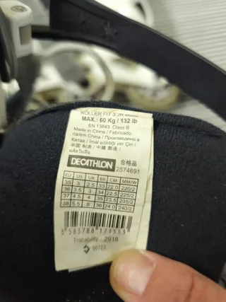 Patines en línea Roller Fit grises