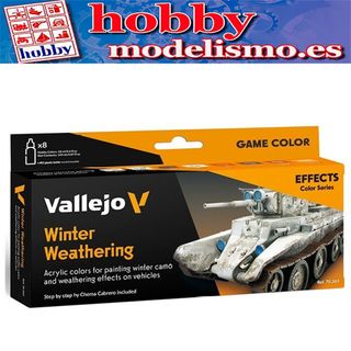 Vallejo Winter Weathering 70263 Set Pinturas.