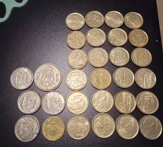 Monedas de Pesetas Españolas ,escucho oferta