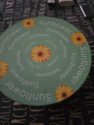 Juego de café girasol