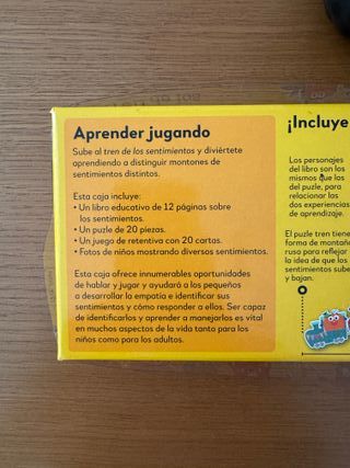 Libro/puzzle/juego El tren de los sentimientos