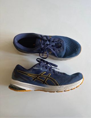 Zapatillas Asics Running Talla 45 Azul Marino